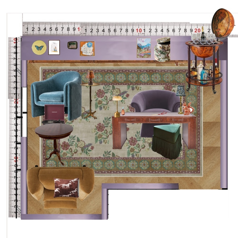 Library Interior Design Mood Board by dl2407