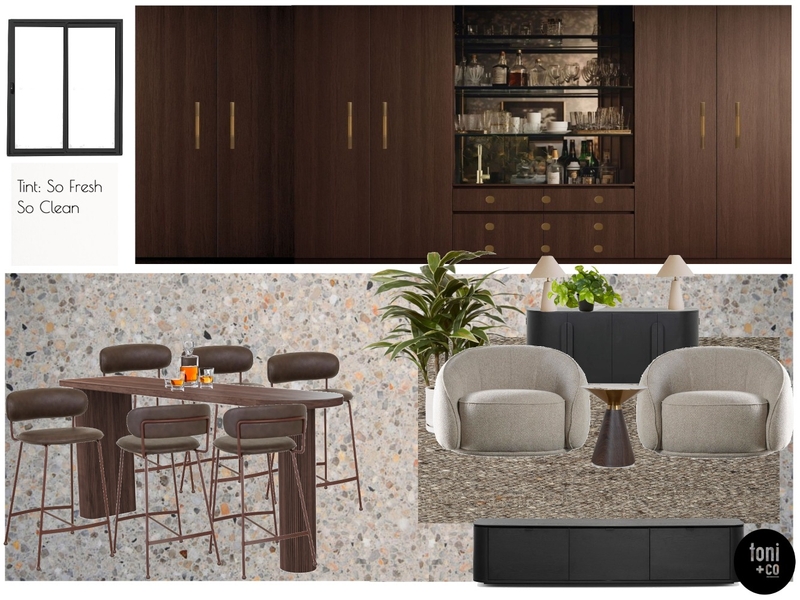 POOL/BAR ROOM Interior Design Mood Board by Toni and Co
