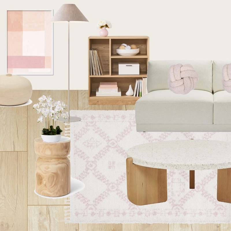 Saffron 33 Pink Interior Design Mood Board by Rug Culture
