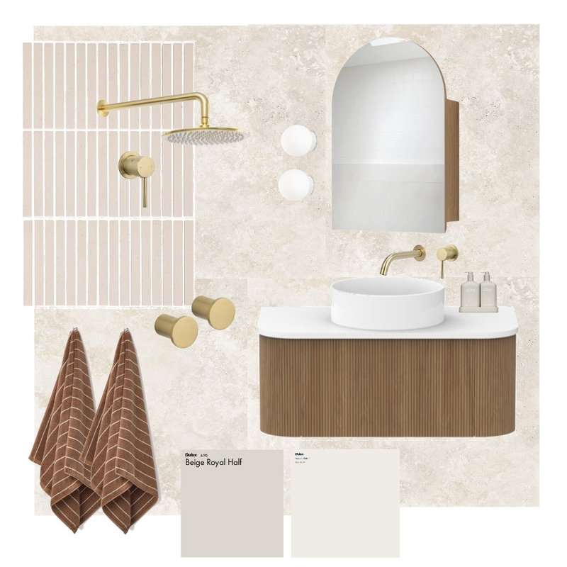 Newstead Bathroom - Concept A Interior Design Mood Board by Haus Studio Interiors