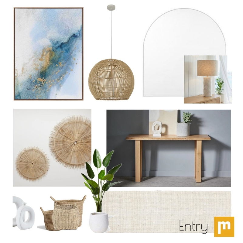 Entry Interior Design Mood Board by Morrissey Blinds & Interiors - Home Styling