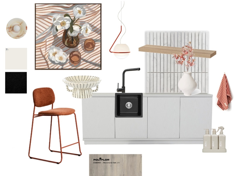 Kitchenette Interior Design Mood Board by moneil