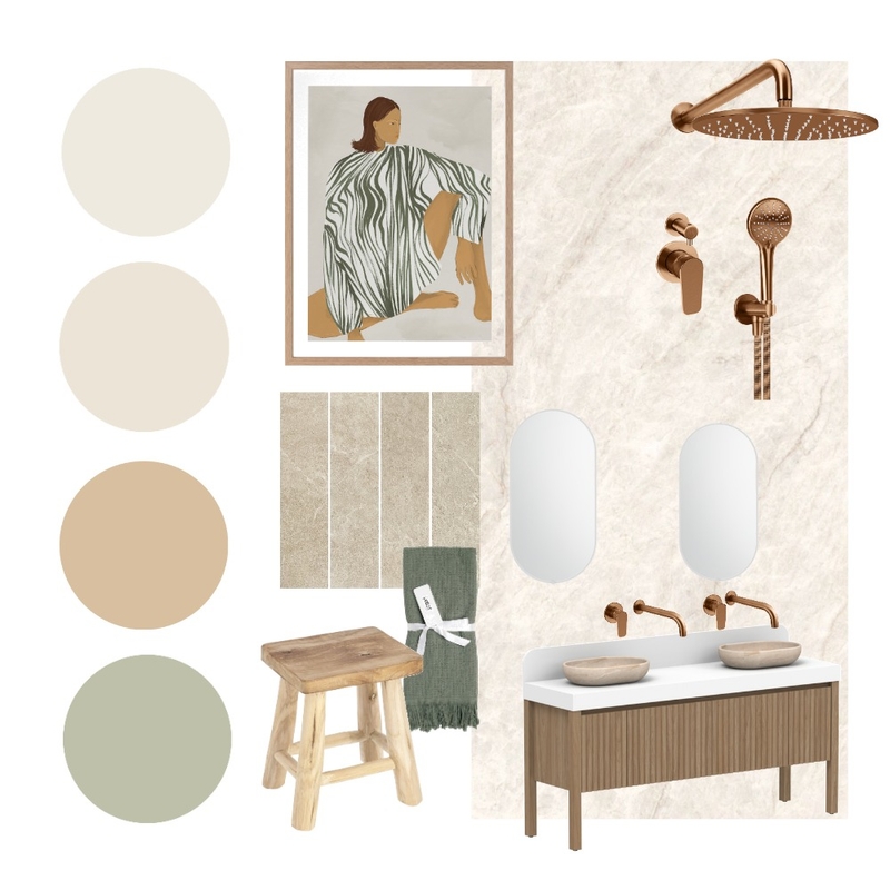 katrinas bathroom Interior Design Mood Board by Amber Eastern Suburbs katrinas bathroom Interior Design Mood Board by Amber Eastern Suburbs