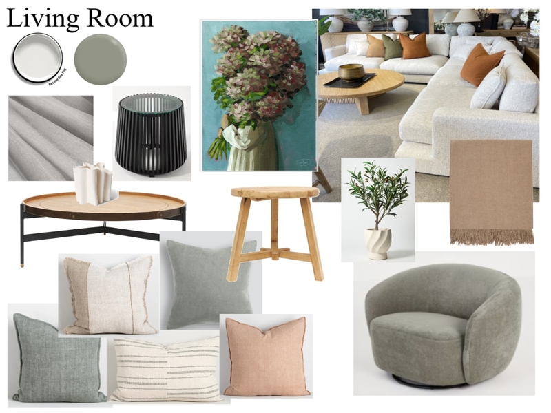 B Rd - Living Room Interior Design Mood Board by ABDesign