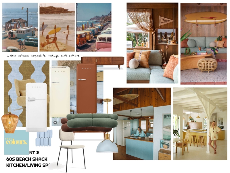 S6 A1 - 60S BEACH SHACK Interior Design Mood Board by addieobyrne S6 A1 - 60S BEACH SHACK Interior Design Mood Board by addieobyrne