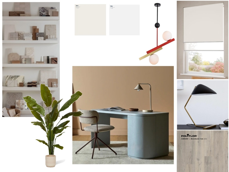 work area Interior Design Mood Board by moneil