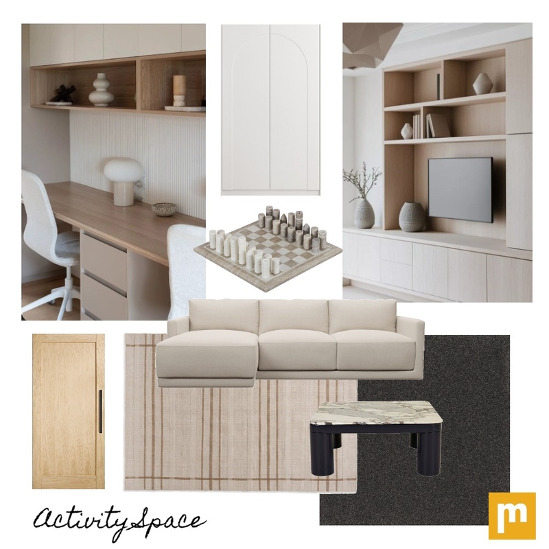 Activity Space Interior Design Mood Board by Morrissey Blinds & Interiors - Home Styling