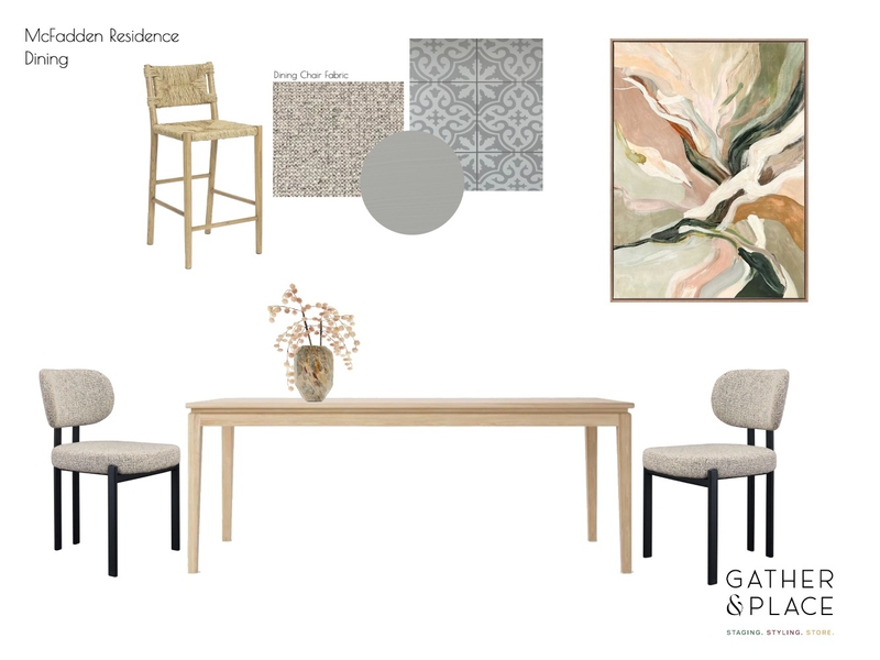 McFadden Residence Interior Design Mood Board by Gather & Place
