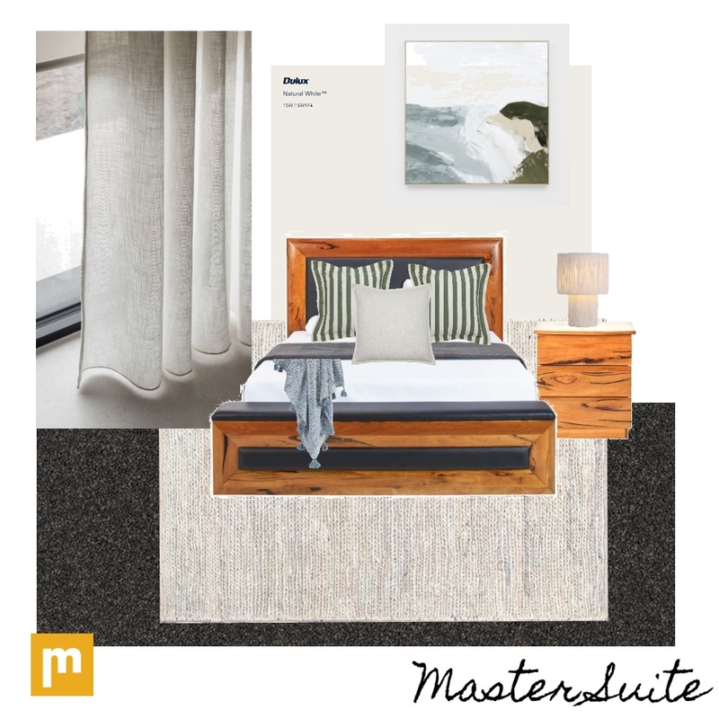 Master Suite Interior Design Mood Board by Morrissey Blinds & Interiors - Home Styling
