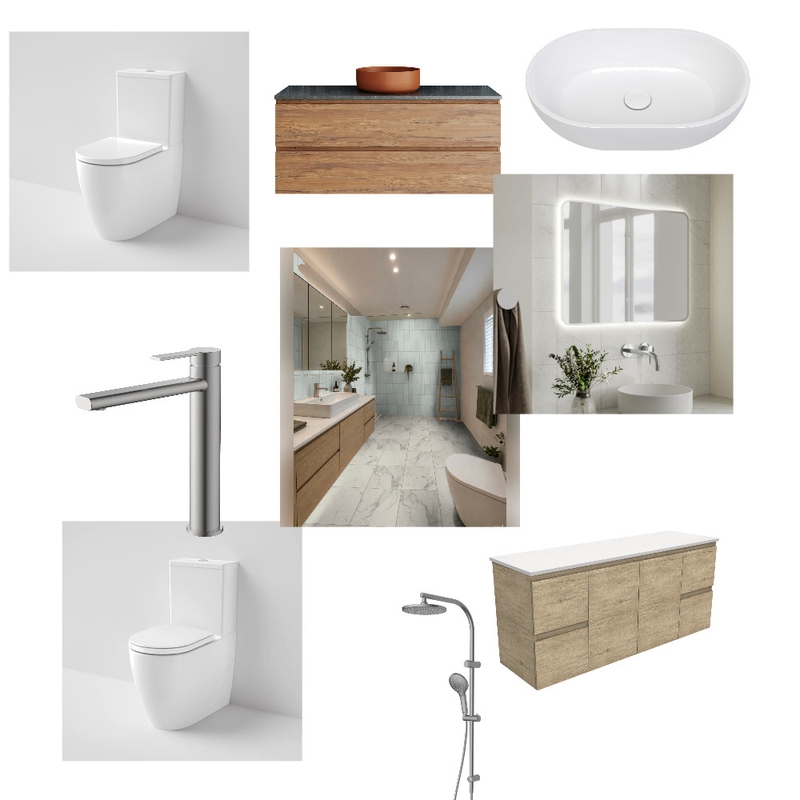 Bathroom Interior Design Mood Board by Meercat