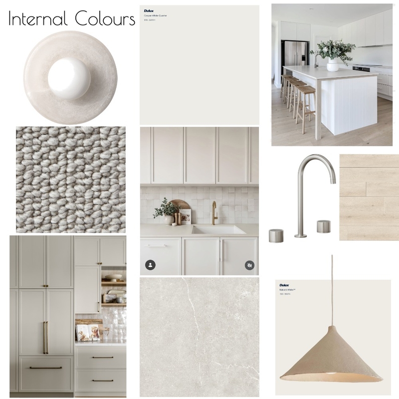 Edwards Close Internal Colour Inspo Interior Design Mood Board by Marsta Projects & Designs