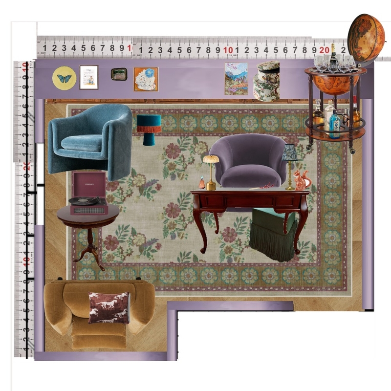 Library Interior Design Mood Board by dl2407