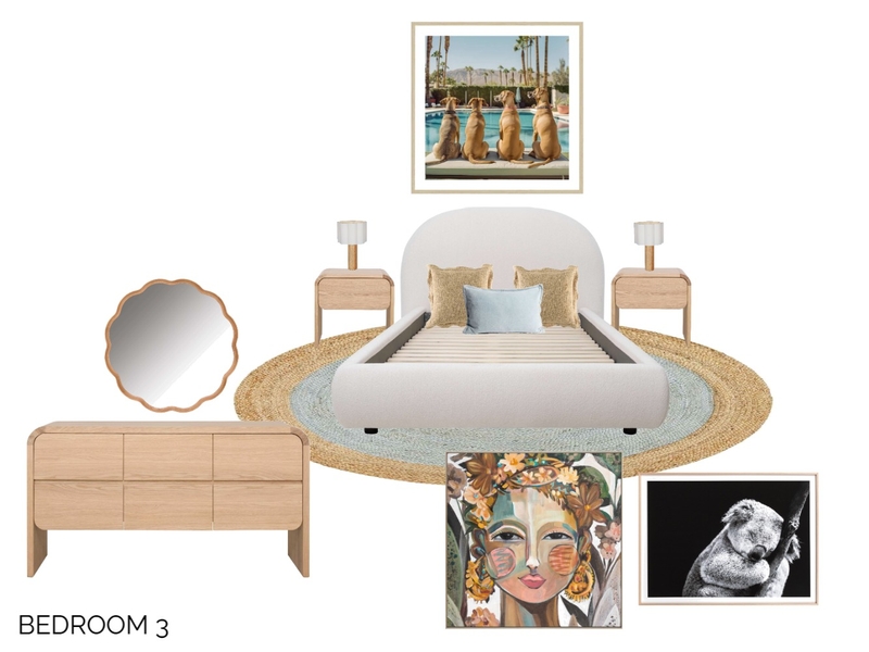 BEDROOM 3 Interior Design Mood Board by lauren-b