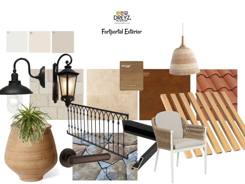 FortPortal Exterior Interior Design Mood Board by Derick Asiimwe