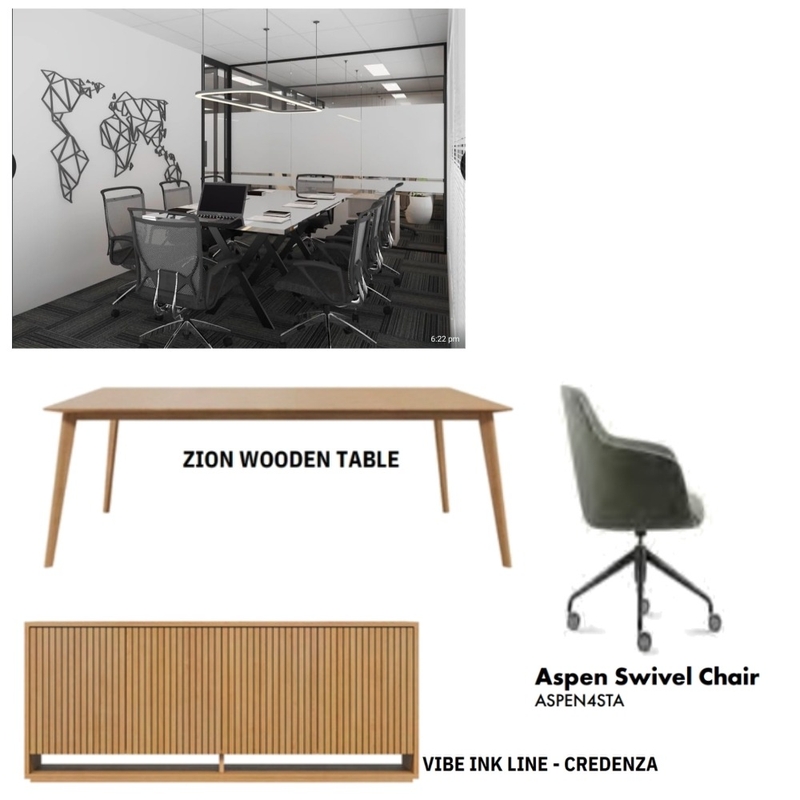 Ray white boardroom Interior Design Mood Board by MiraDesigns