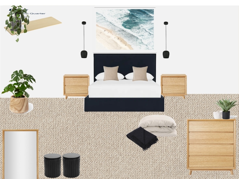 Master Bedroom Interior Design Mood Board by JenniferMichelle