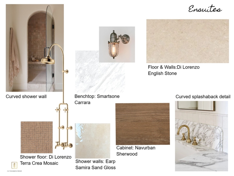 Maxlands Ensuites Interior Design Mood Board by Interiorsphere