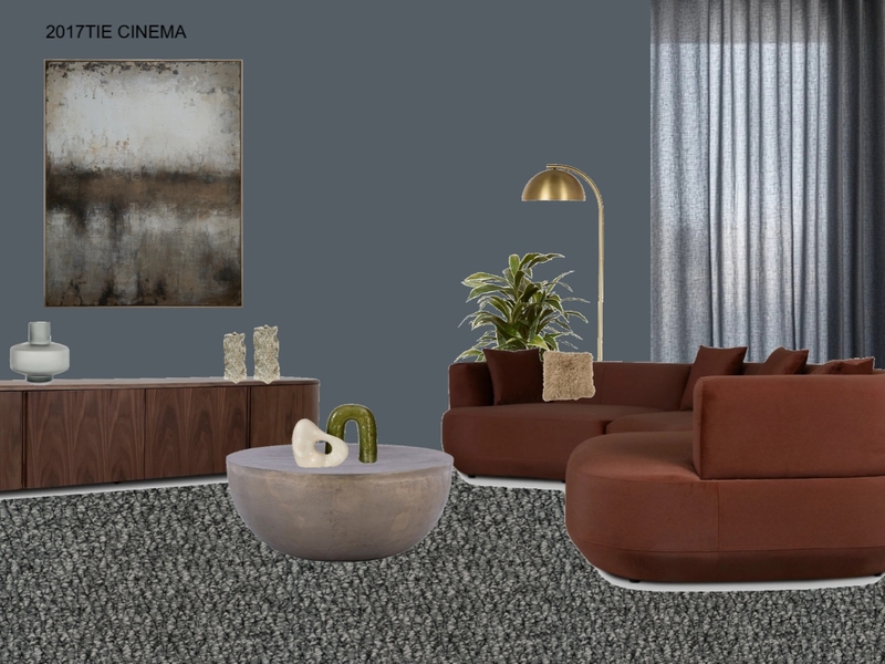 2017TIE CINEMA Interior Design Mood Board by daina.tadic