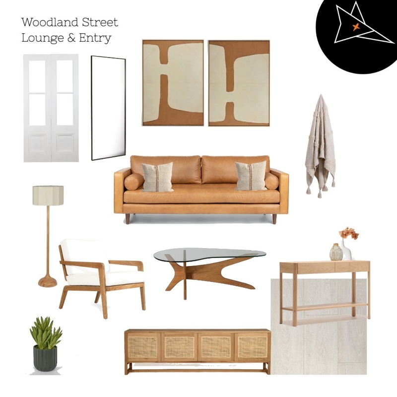 Woodland Lounge / Entry V4 Interior Design Mood Board by Fox + Ko