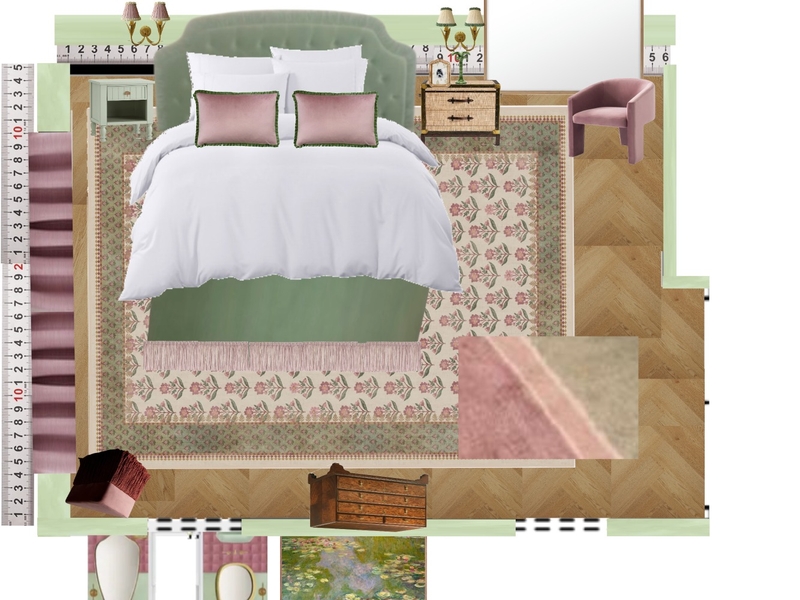 Bedroom Suite Mint Interior Design Mood Board by dl2407