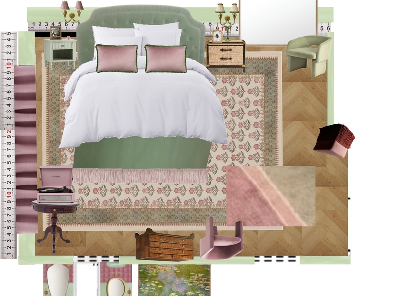 Bedroom Suite Mint Interior Design Mood Board by dl2407
