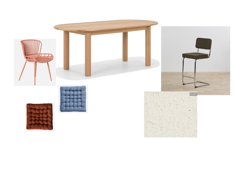 Dining Room Interior Design Mood Board by LibbyLatif