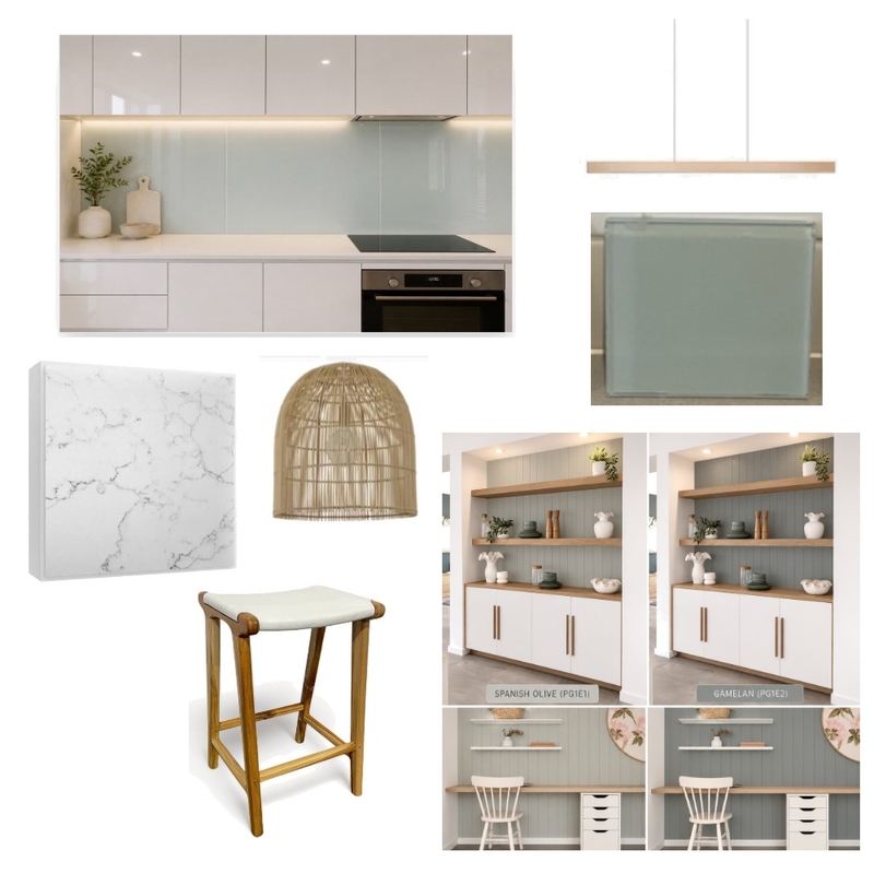 Glass splash back look Interior Design Mood Board by harstonr