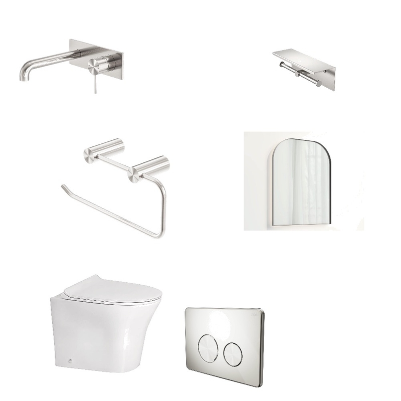 Zullo Powder Rooms Interior Design Mood Board by OuterSpace Living