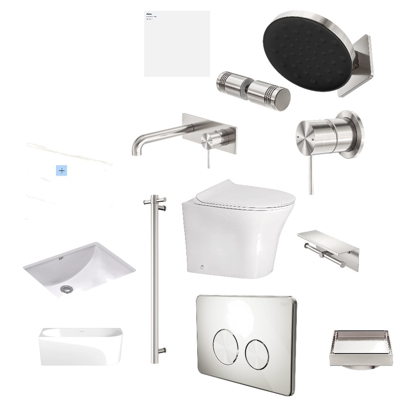 Zullo Ground Floor Ensuites Interior Design Mood Board by OuterSpace Living