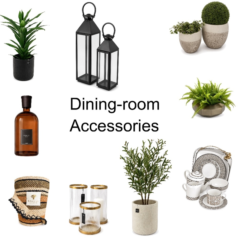 Ada Dining-room Accessories Interior Design Mood Board by Uodogwu@yahoo.com
