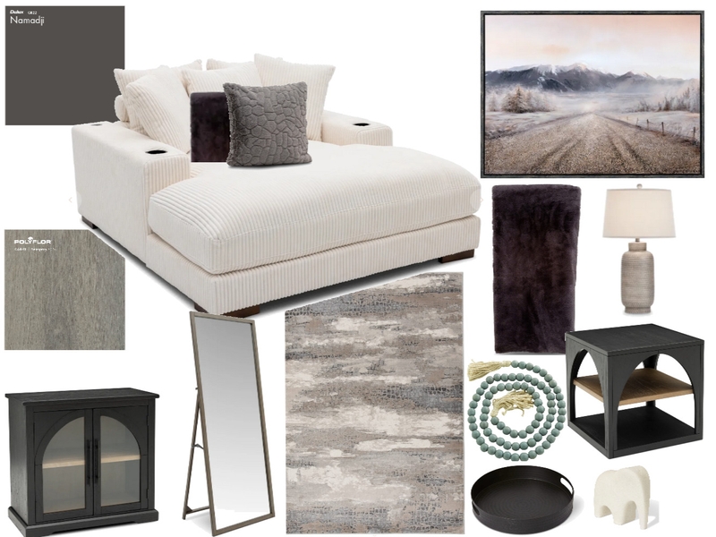 Haven Chaise Ivory Interior Design Mood Board by Beverly Zaske