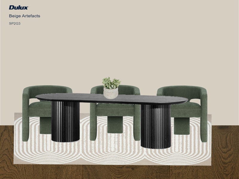 Dining Room Interior Design Mood Board by jojdesign