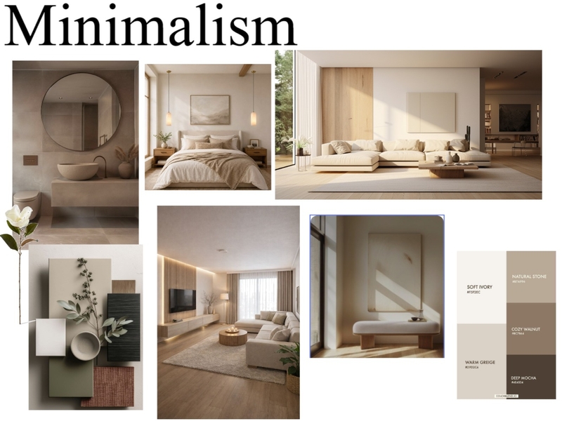minimalism living Redesign Interior Design Mood Board by Pink_trm@hotmail.com