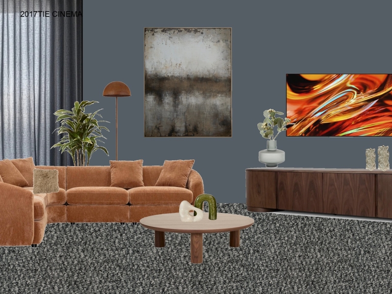 2017TIE CINEMA Interior Design Mood Board by daina.tadic