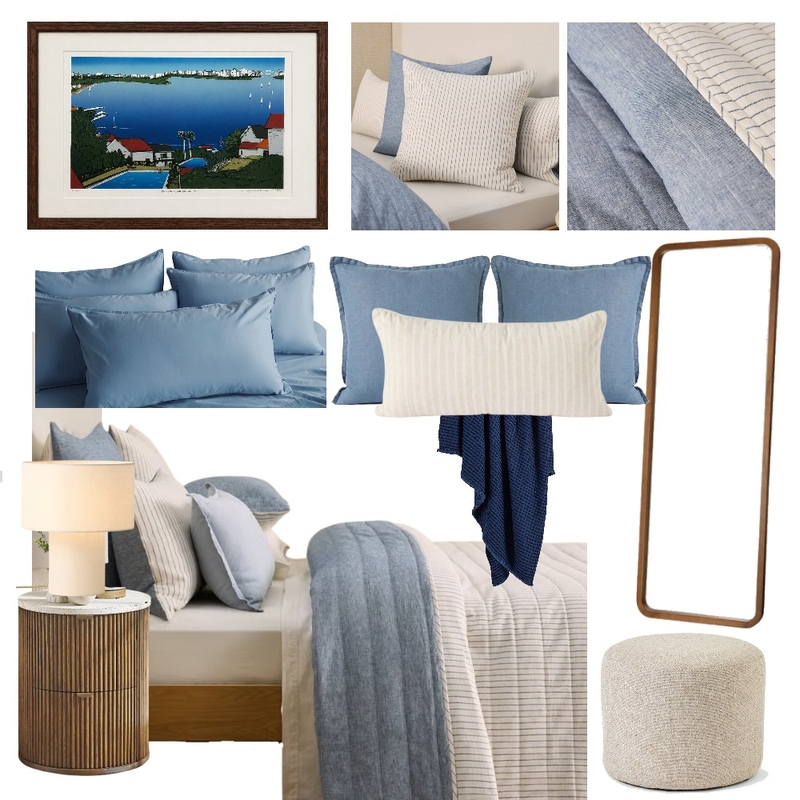 Baker - Master Bedroom Interior Design Mood Board by Curated By House2Home