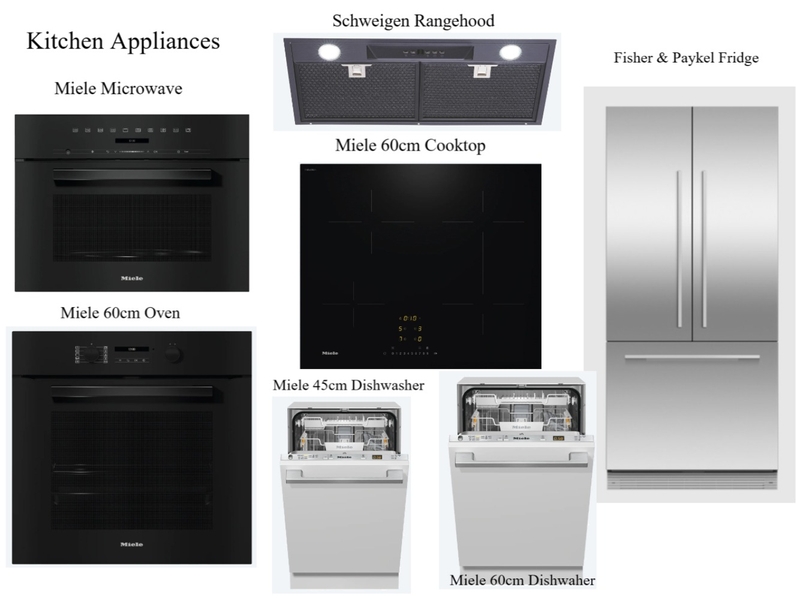 Kitchen Appliances Interior Design Mood Board by Coastal Design and Renovations