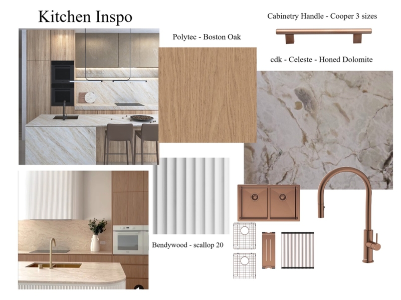Kitchen Selections Interior Design Mood Board by Coastal Design and Renovations