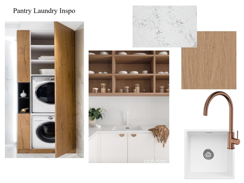 Pantry Laundry Combo Interior Design Mood Board by Coastal Design and Renovations