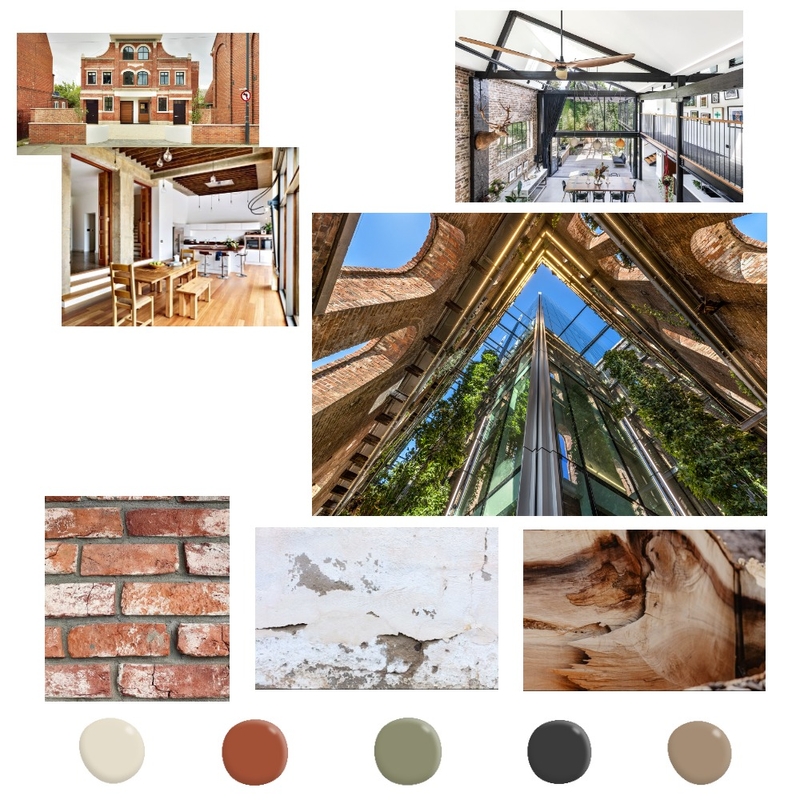 Brand Identity Interior Design Mood Board by OMBRUK