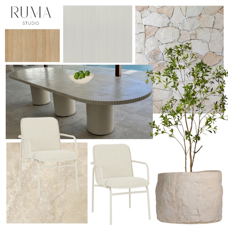 Hornick Residence - Alfresco Interior Design Mood Board by Ruma Studio