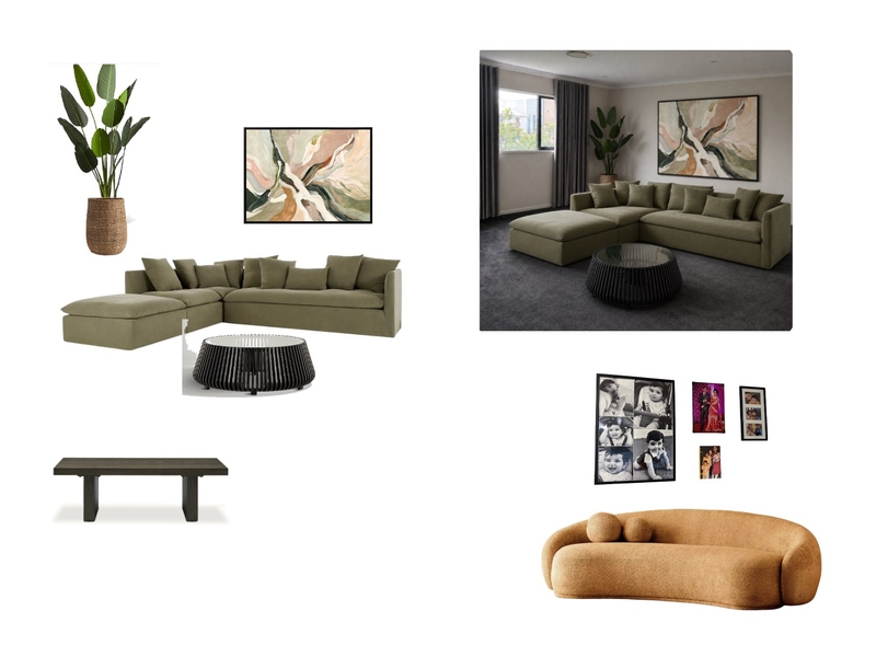 Family Room Upstairs Interior Design Mood Board by IIDR Interior Design