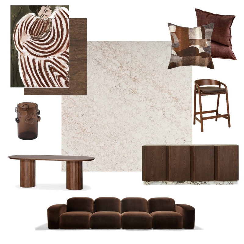 Chocolate Trend ft. Desert Cemento Interior Design Mood Board by Granite Transformations Chocolate Trend ft. Desert Cemento Interior Design Mood Board by Granite Transformations