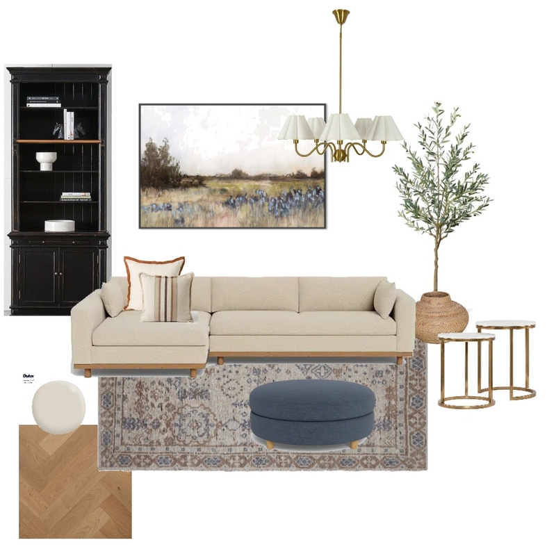Donovan Living room Interior Design Mood Board by Sharon