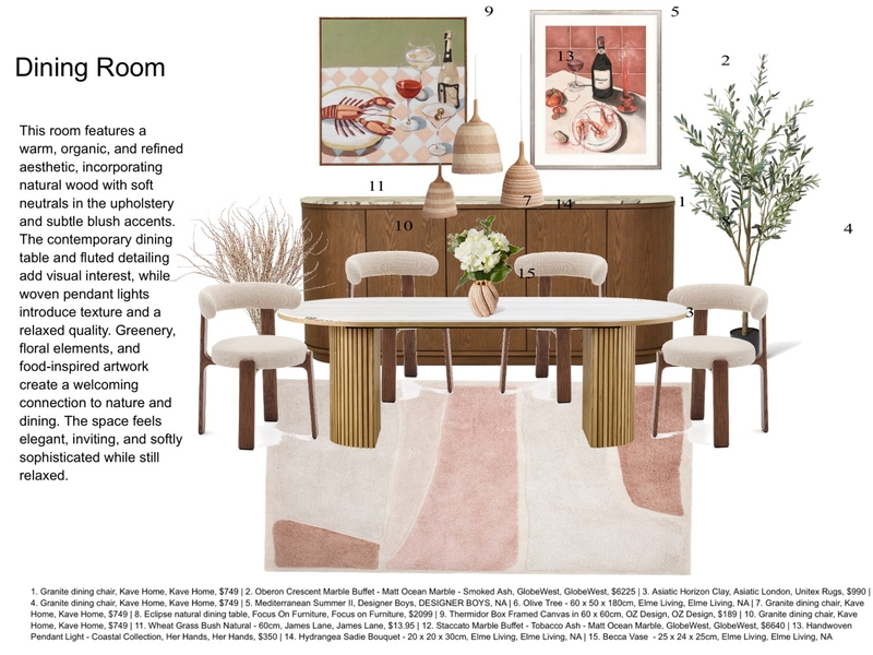 Dining room Interior Design Mood Board by Vinteriors Dining room Interior Design Mood Board by Vinteriors
