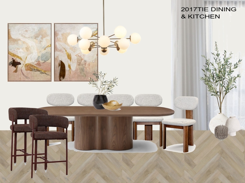 2017TIE DINING Interior Design Mood Board by daina.tadic