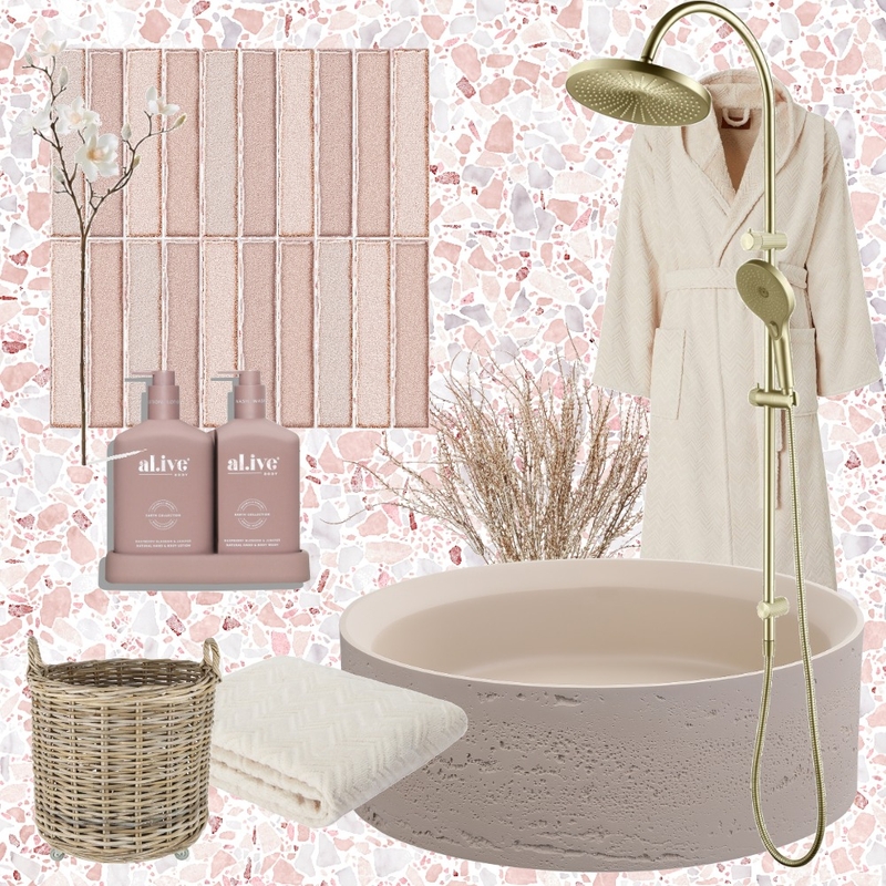 Blush & Bloom Interior Design Mood Board by Sanctuary Makers
