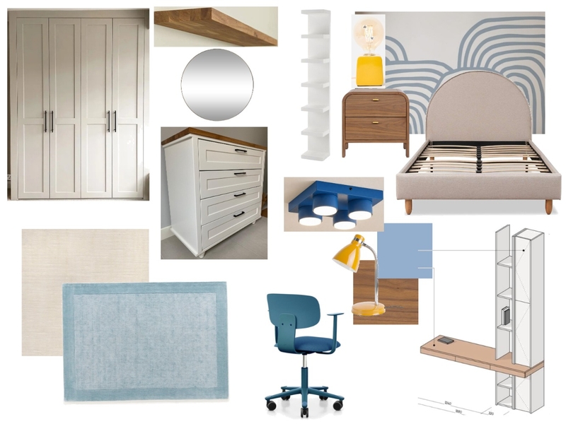 djecija soba Interior Design Mood Board by ninat19