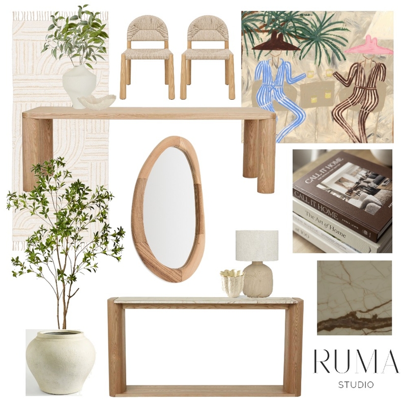 Hornick Residence - Dining and Entry Interior Design Mood Board by Ruma Studio Hornick Residence - Dining and Entry Interior Design Mood Board by Ruma Studio