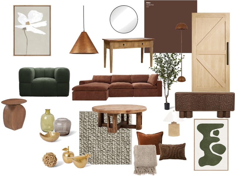 Deep and moody Interior Design Mood Board by carolynporteous