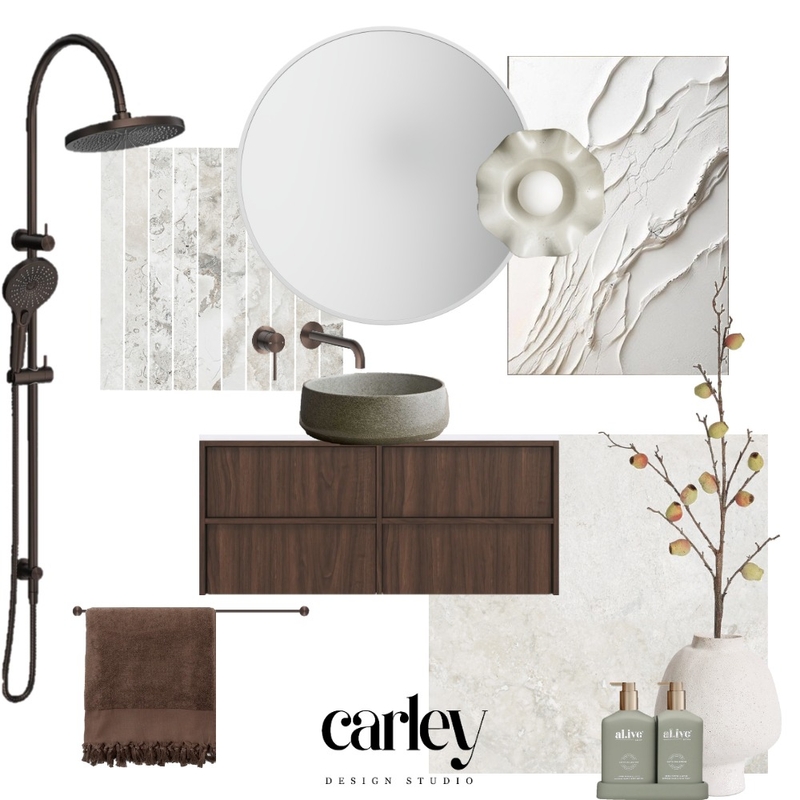 Bathroom - Globe West - In Progress Interior Design Mood Board by Carley Design Studio